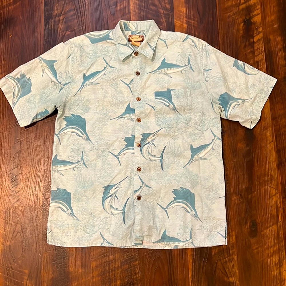 Flying Marlin button down shirt